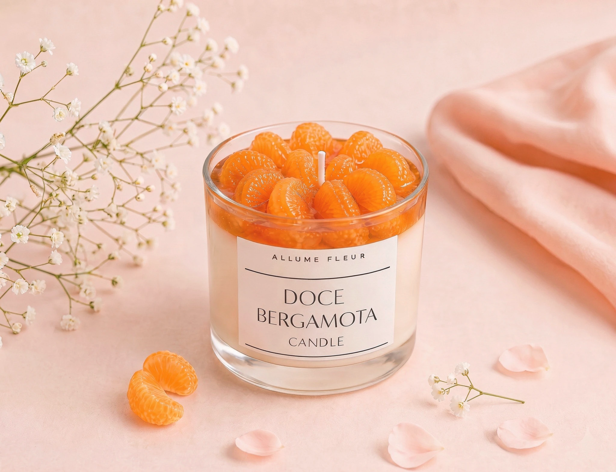 Coleção Sweet Fruits — vela merengue com aroma frutado e adocicado
