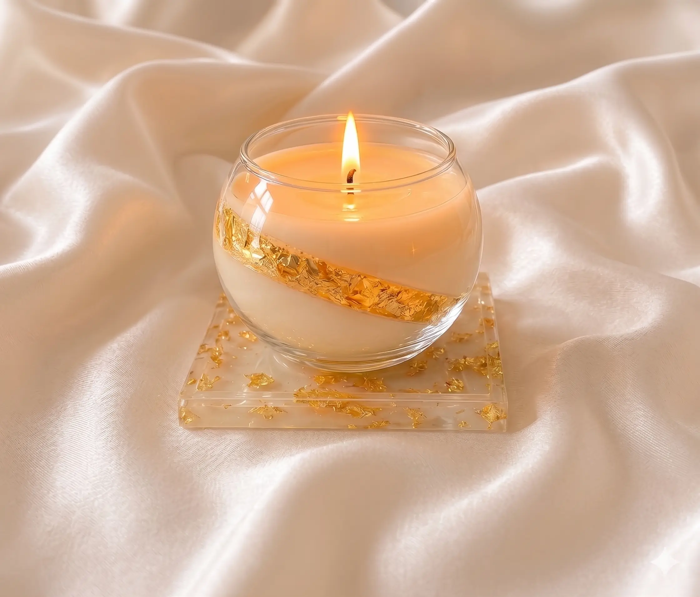 Coleção Golden — velas douradas com acabamento premium